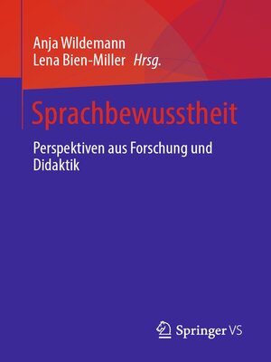cover image of Sprachbewusstheit